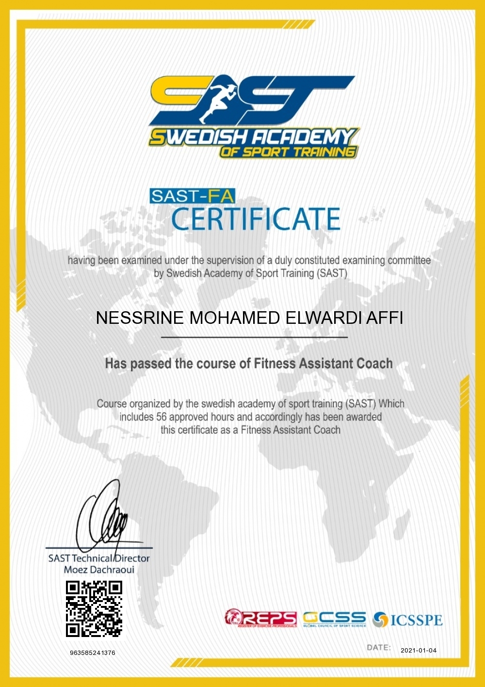 NESSRINE Mohamed elwardi AfFI